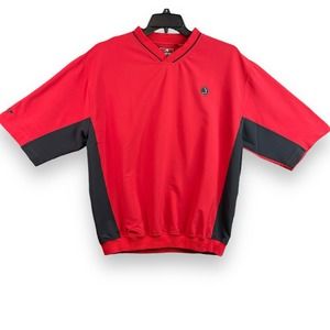 Ahead Extreme Mens V Neck Shirt Size Medium Red